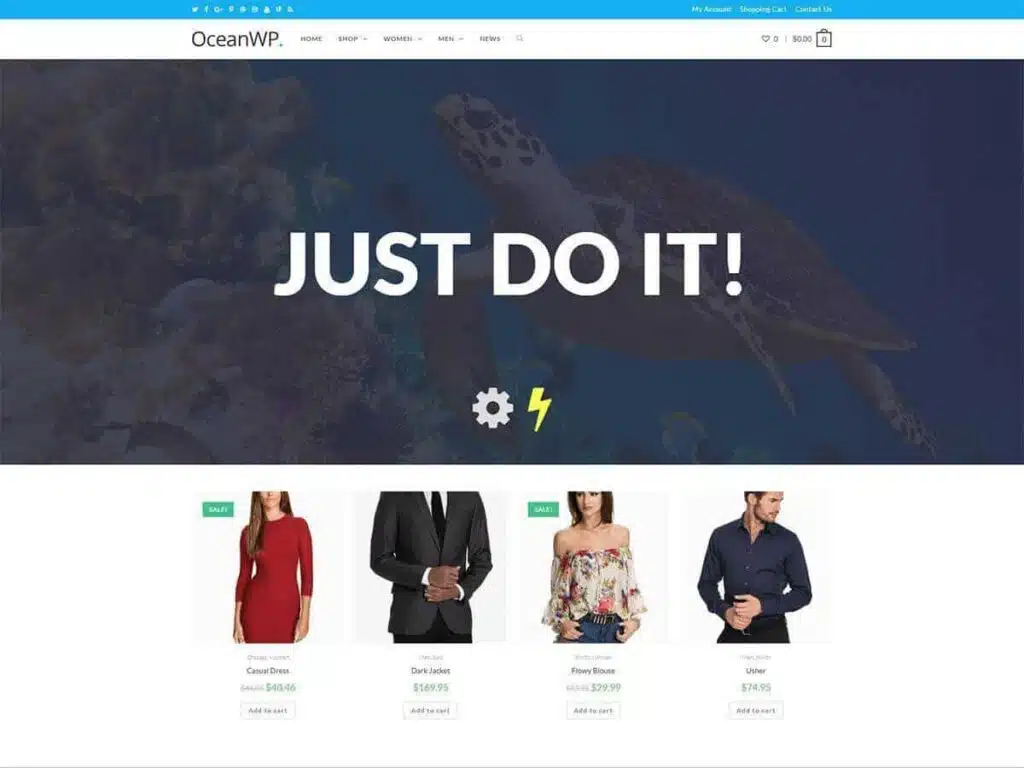 Best 40+ Free WordPress Blog Themes for Bloggers & Content Writers OceanWP WordPress blog theme
