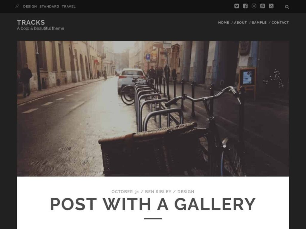 Best 40+ Free WordPress Blog Themes for Bloggers & Content Writers Tracks WordPress blog theme
