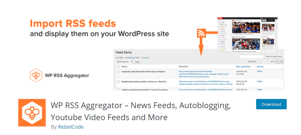 5 Best WordPress RSS Feed Plugins - Free & Paid WP RSS Aggregator
