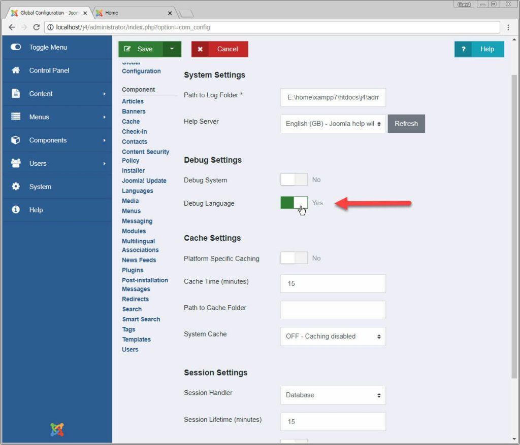 How To Create Language Overrides in Joomla 4