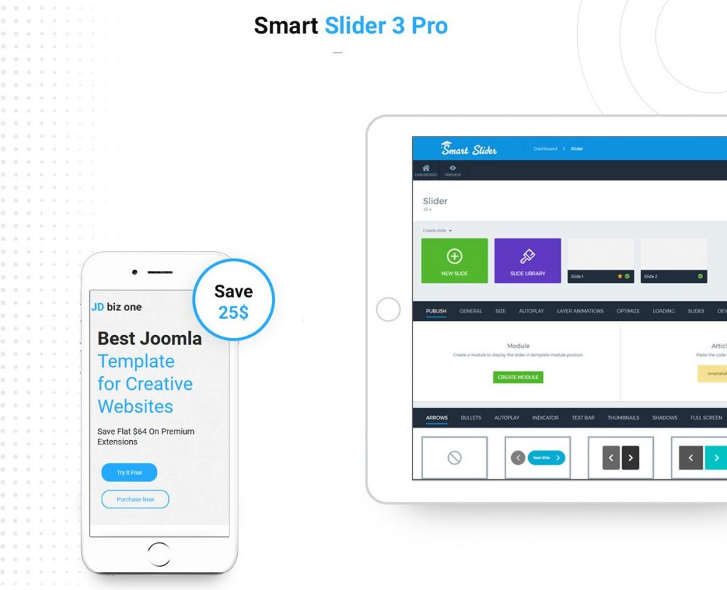 Smart Slider 3 Pro Introducing JD BizOne: Your Ultimate Creative Multipurpose Joomla Template with Exciting New Features