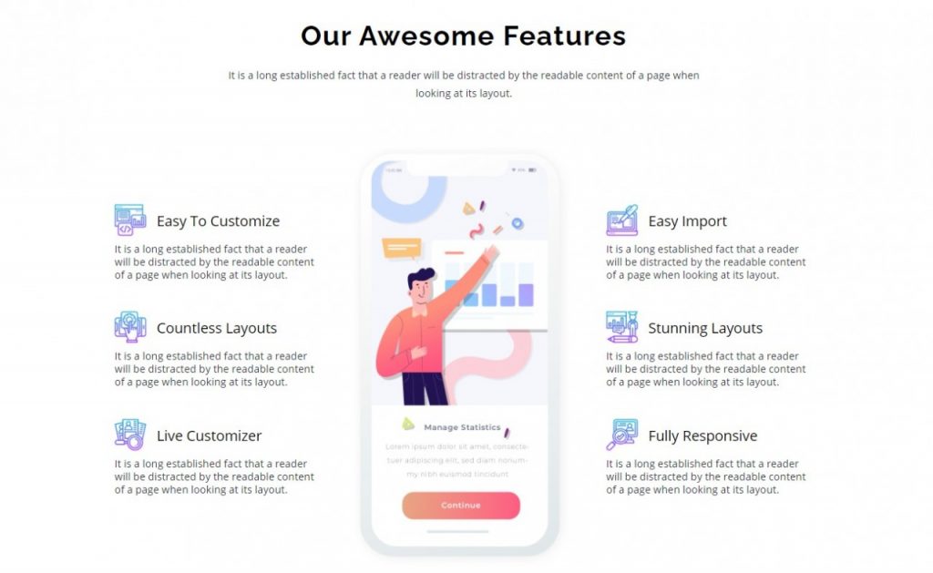 Showcase your features How to Create and Decorate Landing Pages for Christmas sale