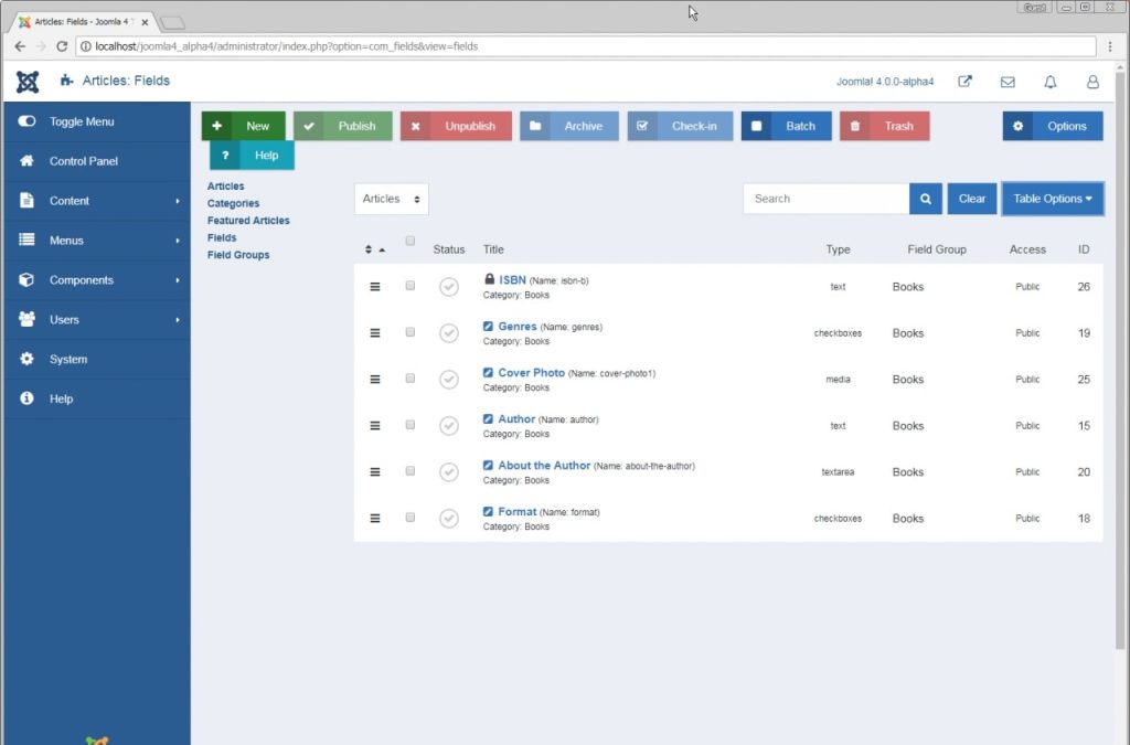 How to Create and Manage Custom Fields in Joomla 4