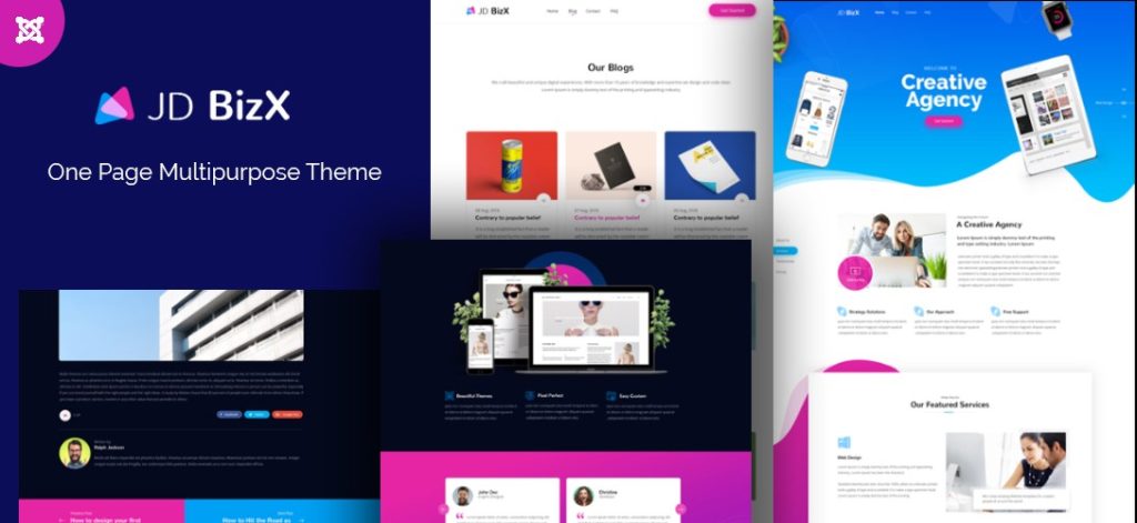 JD BizX - Another One Page Joomla Template in the Club | Save $64 Today Another One Page Joomla Template in the Club