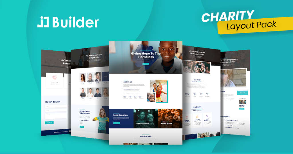 Introducing Charity Layout Bundle - A Free Joomla Template For JD Builder Pro Free Joomla Template For JD Builder Pro