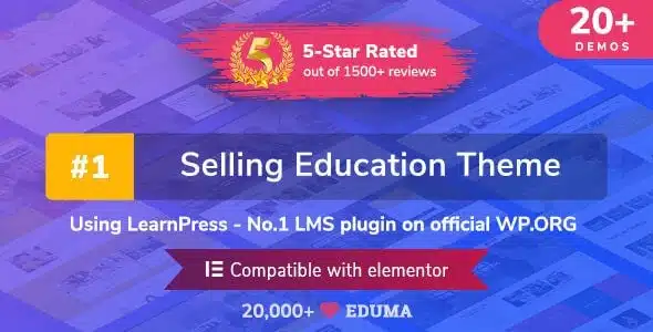 Elementor Themes - Which Themes Work Best with Elementor? Eduma - Education WordPress Theme