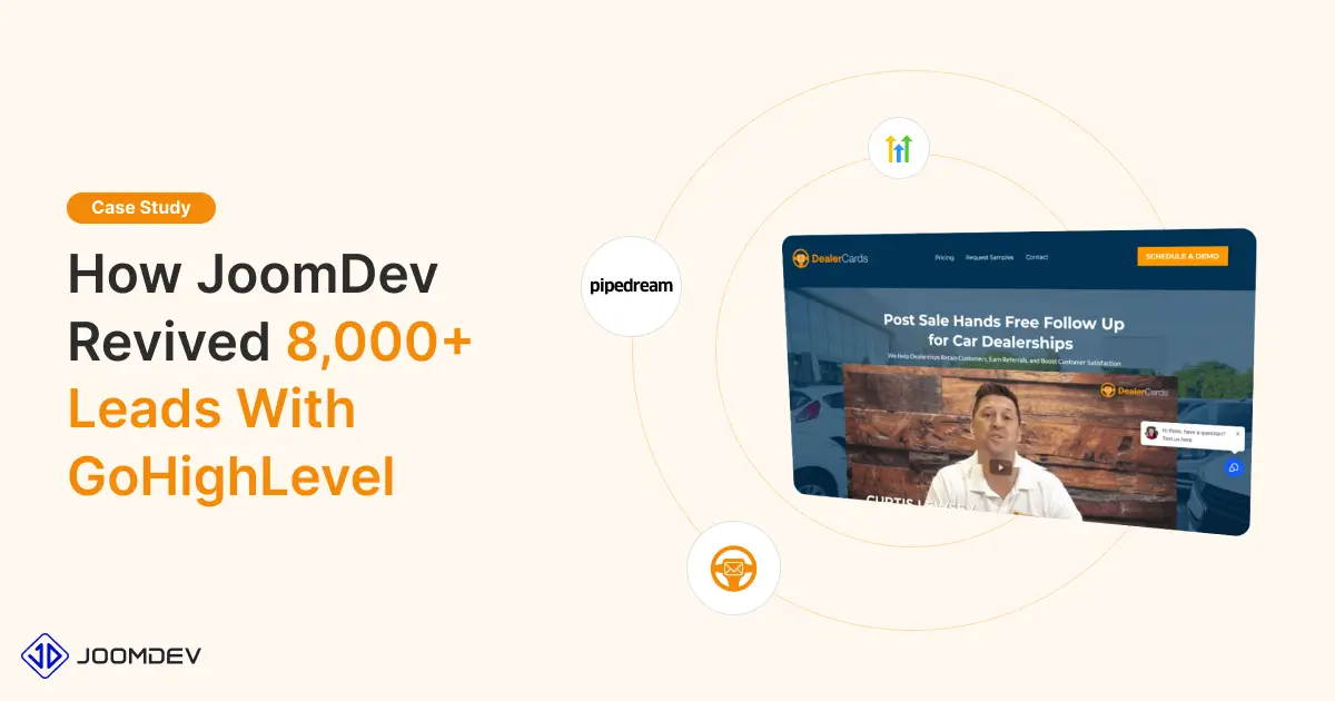 JoomDev - Leading Web & App Development Company dealercards-feature-img